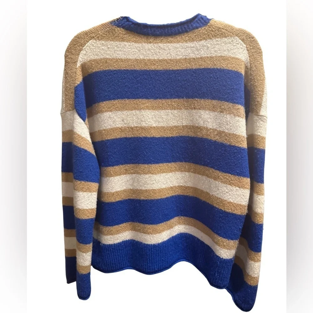 Madewell Balmore Striped Pullover Sweater - Size Small